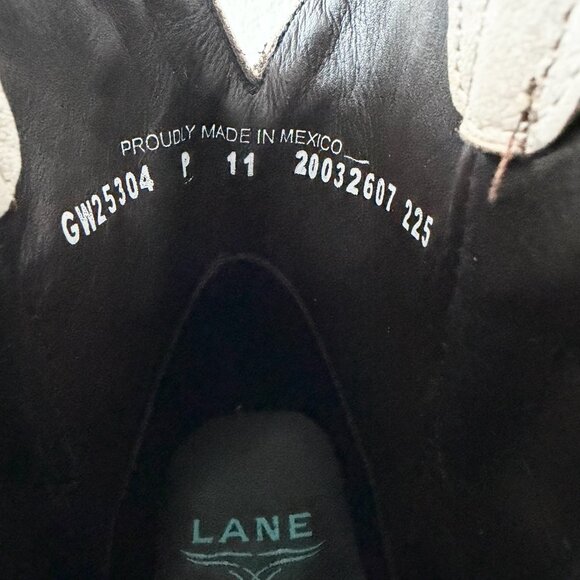 Lane CHASE THE WIND Womens Cowboy Bootie 11 Western Pink Cowgirl Short Boots - Picture 9 of 11